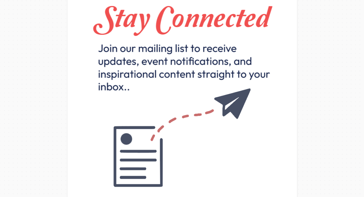 Join Our Mailing List